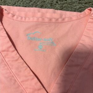 Butter-Soft Scrubs Top in Pink